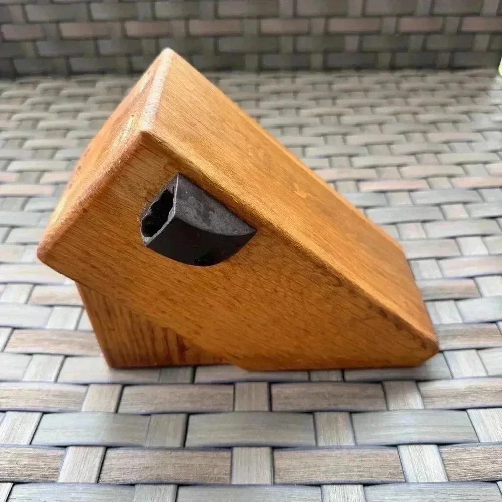 Cutco Studio Set 4 Slot Knife‎ Honey Oak Block Made in USA